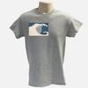 Japanese Great Wave Moon T Shirt Ocean Art Graphic Unisex Organic Cotton Tee