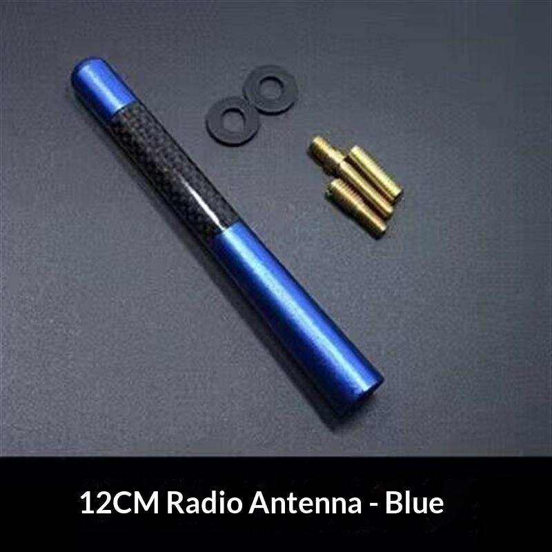 1 Set Universal Long Short Auto Roof Carbon Fiber Radio Aerial Accessories Enhanced Signal Tools Car Roof Antenna
