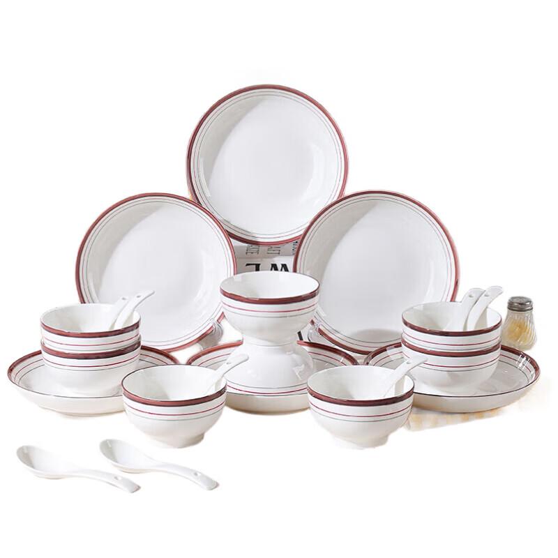 Tanghui Retro Chinese Underglaze Ceramic Dinnerware Set