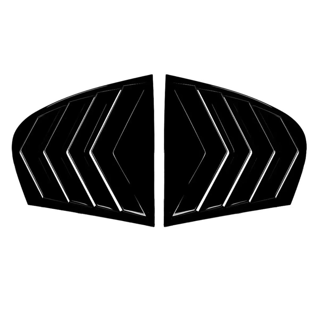 Auto-Heckscheiben-Louver-Abdeckung für BMW 5er E60 2004-2010 Seiten-Heckscheiben-Lüftungsgitter-Spoiler-Abdeckungen