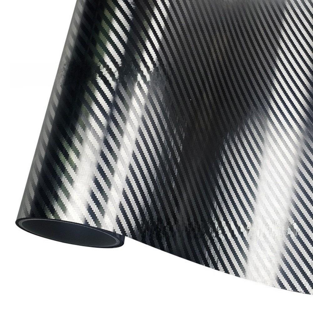 Película de Vinilo de Fibra de Carbono con Efecto 3D Pegatina Colorida para Interior de Coche para Coche Motocicleta Bricolaje