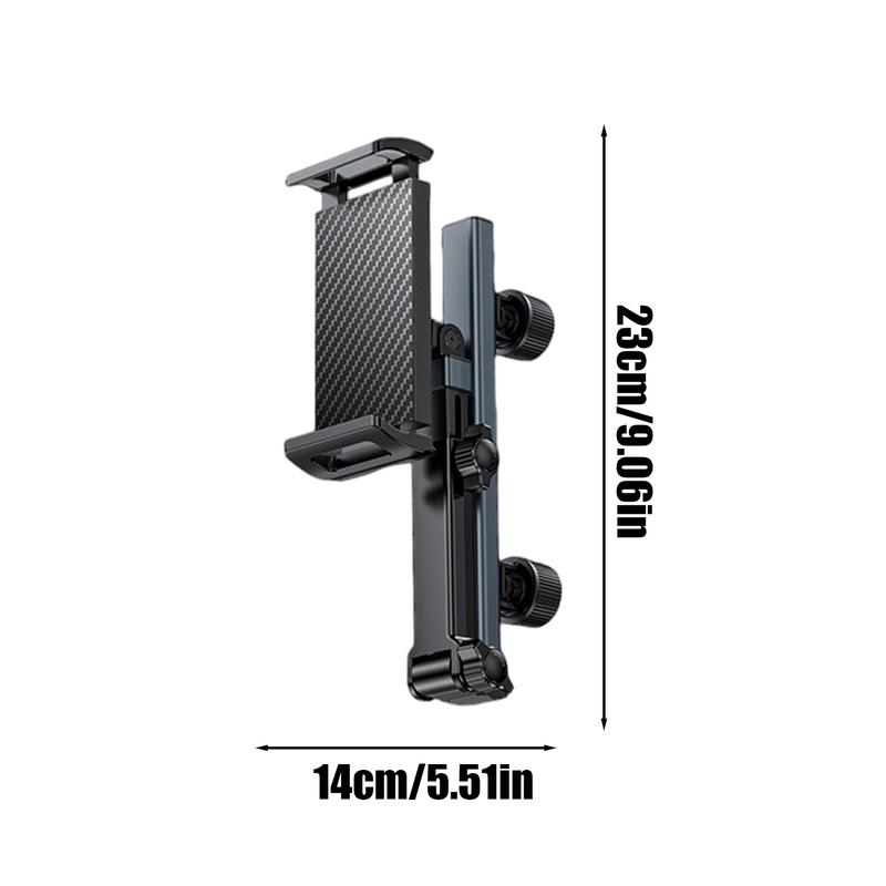 Back Seat Phone Holder For Car 360 Degree Rotatable Aluminum Alloy Stable Phone Holder For Car Multifunctional Clip On Phone