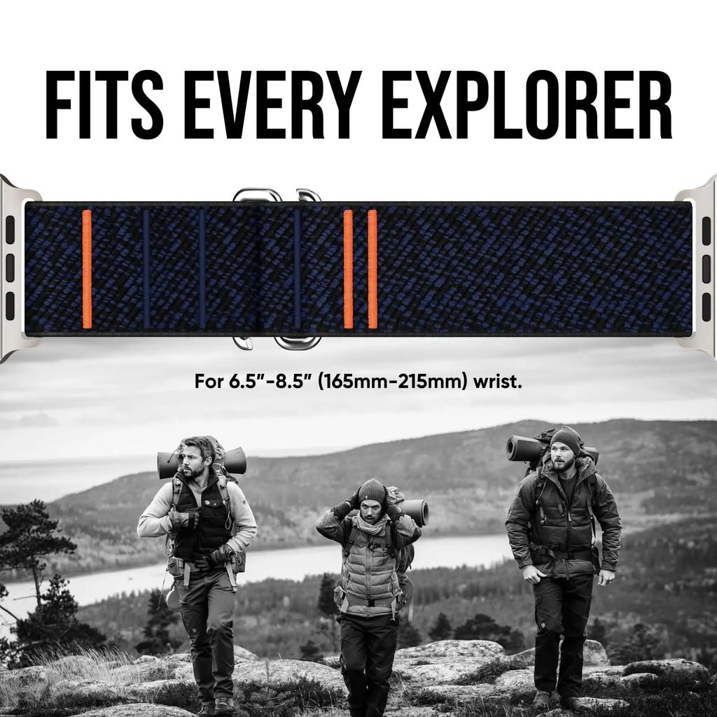 Nylon Loop Strap for Apple Watch Band 49mm 46mm 42mm 45mm 44mm Sport Bracelet for IWatch Series Ultra 2 10 9 8 7 SE 6 5 4 Correa