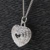 Elegant Wedding Heart Pendant Women Ladies Necklaces Jewelry