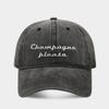 European and American Fashion Retro Baseball Cap Personalized Letter Embroidery Couple Versatile Sun Hat Outdoor Trendy Brand Sun Hat