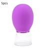 5Pcs Silicone Cupping Massage Cup For Body Face Neck Eye Massager Vacuum Tank Body Facial Care, Anti-Aging Beauty Tool