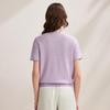 Zhaojun 2026 S/S Floral Jacquard Silk Blend Short Sleeve Knit T-Shirt