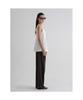 8SECONDS Striped Wide Slacks Brown