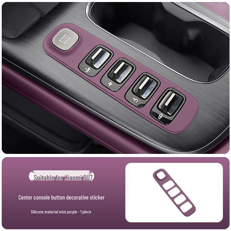 Silicone Non-slip Protective Sticker for Xiaomi SU7 Central Control Panel Interior Accessories