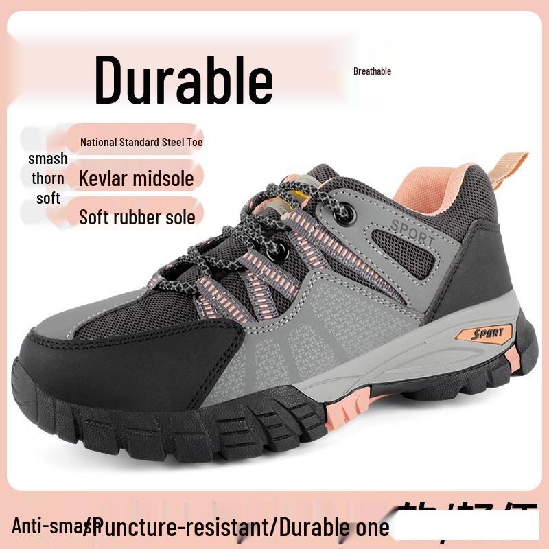 Xueyiwang Women s Lightweight Steel Toe Safety Shoes 37