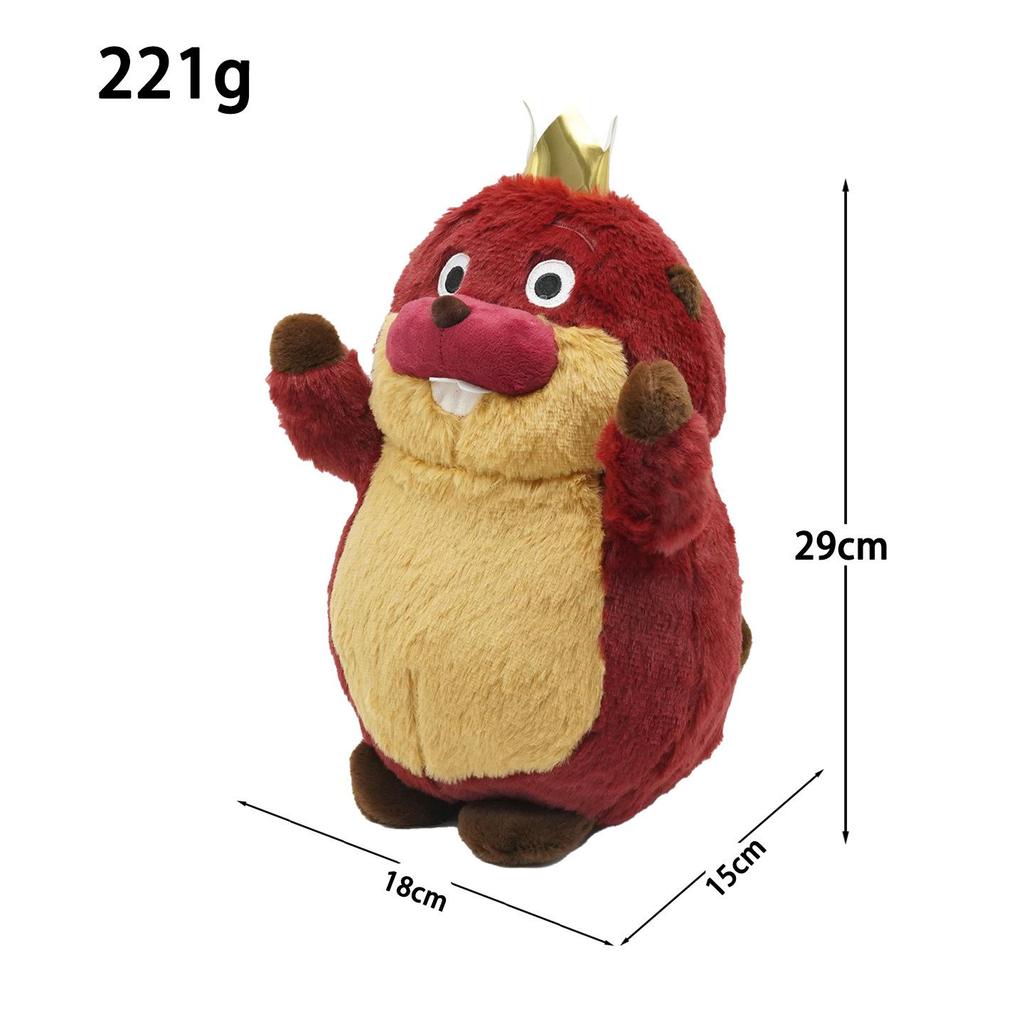 NewHoppers Plush Beaver Lizard Transforming Toy Figure