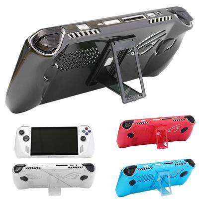 Transparent Back Cover with Kickstand Handheld Console Shell for Asus ROG Ally Game Accessories