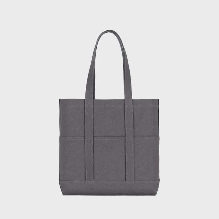 Juno Canvas Tote Bag (Gray)