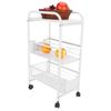 Cărucior mobil de depozitare cu rotile, tip stativ de podea, cărucior utilitar mobil cu roți cu rotile pentru bucătărie