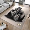 1PC Boxing Gloves Money Extra Large Non-Slip Floor Carpet, Office, Family, Bedroom, Studio - Large Area Rug Indoor Rugs, Vibrant Colors-A217