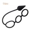 LOL Männer Zeitverzögerung Drei Ring Schwanz Penis Lock Anal Butt Plug Prostata Massager Sex Spielzeug
