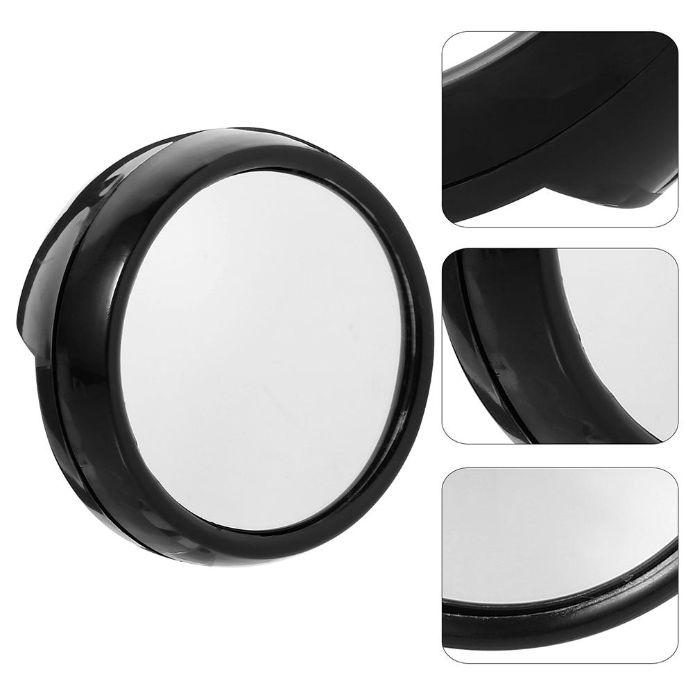 2 Pcs Rearview Mirror Computer Mirrors for Monitor Laptops Computers Convex Desks