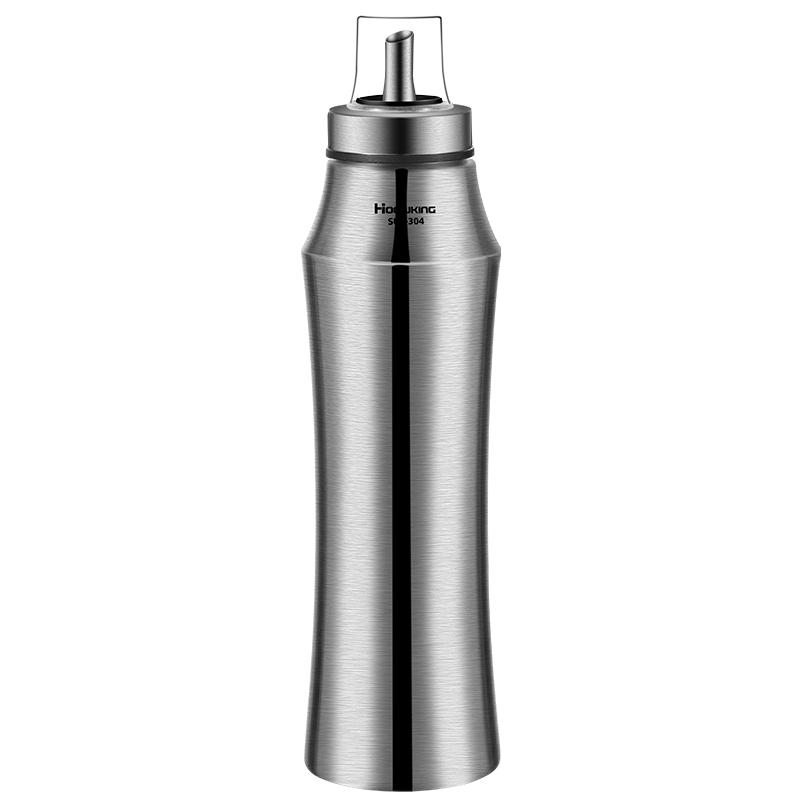 Kitchen Supplies Leak Proof Gravy Durable 500ML\750ML Oil Can Stainless Steel Oil Dispenser Soy Sauce Olive Oil Bottle