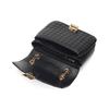 Celine Quilted Leather Chain Shoulder Bag Women Shoulder Bag Black 188403BFC-38NO