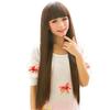 Wig Natural Soft Long Hair Extension Wear Cosplay Wig Various Colors for Daily