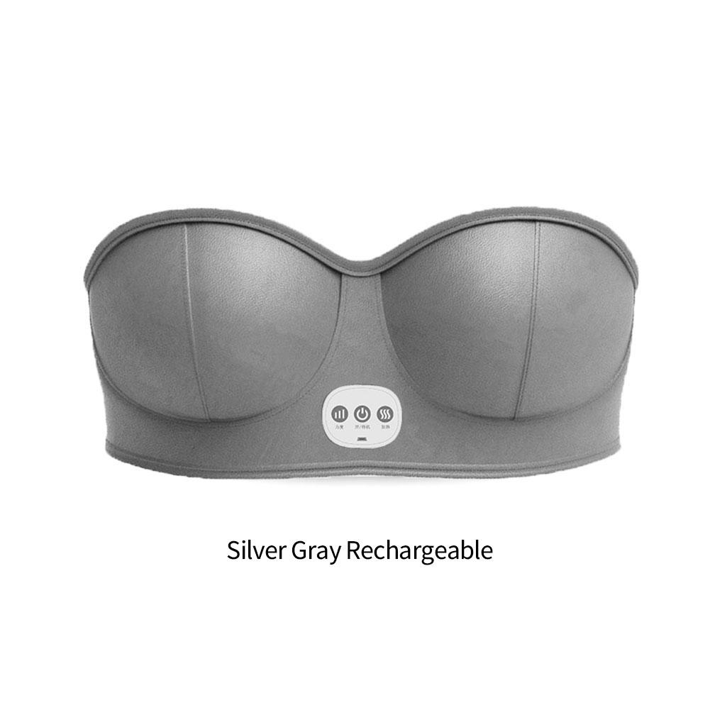 

Инструмент для массажа груди Интеллектуальное массажное белье с подогревом Массажный бюстгальтер для груди Вибрационный массажер для груди