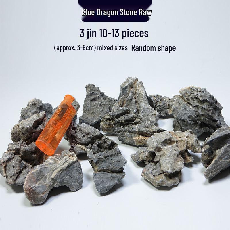 Azure Dragon Aquarium and Bonsai Landscaping Stone Set