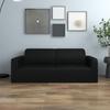 Vidaxl Elastic 2-Seater Sofa Cover, Black, Jersey