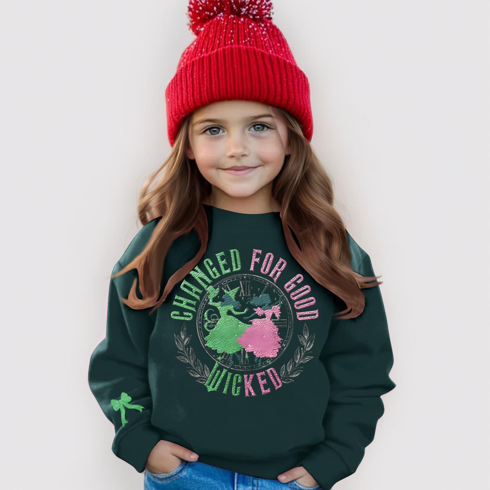 

Детские модные повседневные универсальные повседневные толстовки с круглым вырезом для мальчиков и девочек, повседневные лоскутные топы с длинными рукавами, свитшоты 110