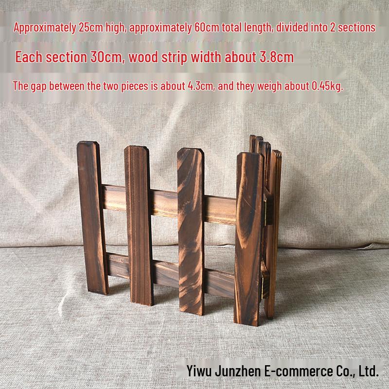 Holzzaun Lattenzaun Weihnachtsdekoration für Innen- & Außenbereich