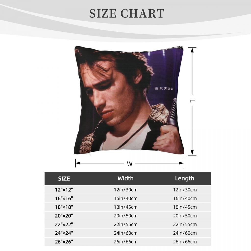 Jeff Buckley 000141 Heimdekoration Hausdekoration Dekorative Kissen Dakimakura Kissenbezug Kissenhülle