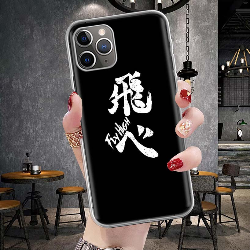 Haikyuu Oya Volleyball Anime Soft Phone Case For IPhone 11 17 Air 16E 16 Pro Max 15 + 14 Plus 13 Mini 12 Apple 7 SE 8 Fundas Coq