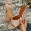 Women Summer Sexy White Triangle Thick Heel Sandals Square Toe Dress Party Street Casual Shoes for Women