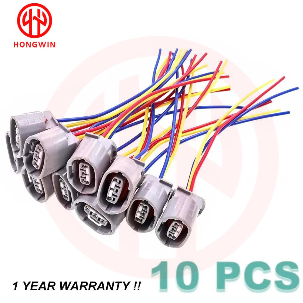 Разъем-косичка для подключения генератора Для Toyota Camry Solara Avalon ES300 Lexus 3-контактный разъем регулятора автомобиля 10 pcs