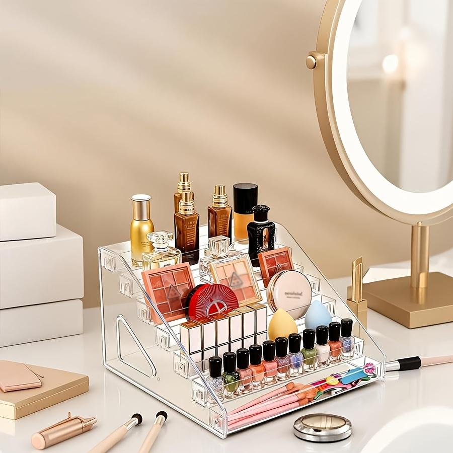 A 7-Layer Nail Polish Storage Box, Transparent for Cosmetics Storage, Makes a Perfect Valentine S Day Gift чистый