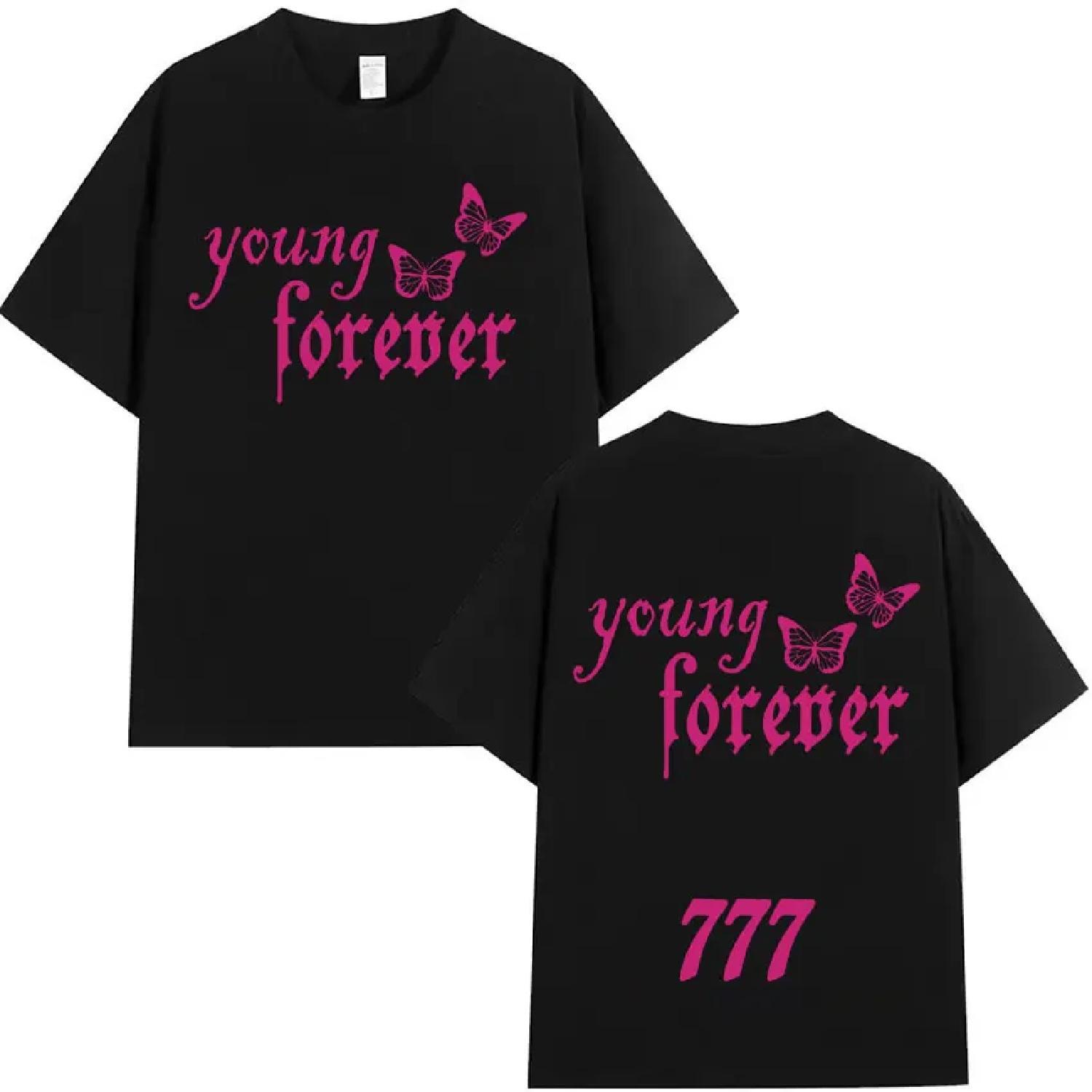 

Nessa Barrett Pop Aesthetic Casual Tee Summer Hip Hop Y2K T Shirt Short-sleeved Harajuku Comfortable Crewneck Clothing Teenagers XXXXXL чорний