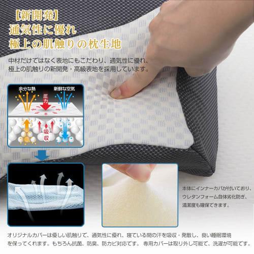 MyeFoam Pillow for Restful Sleep, Shoulder Relief, Memory Foam Pillow with Concave Hollow Design for Head Stability and Neck and Shoulder Relief, Adju