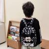 Mickey Mouse Letter Print Kids Cartoon Canvas Backpack For Preschool And Daily Use
