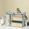 PVC Books Collection Container Transparent Comic Book Storage Bag Portable Book Storage Bag  Home