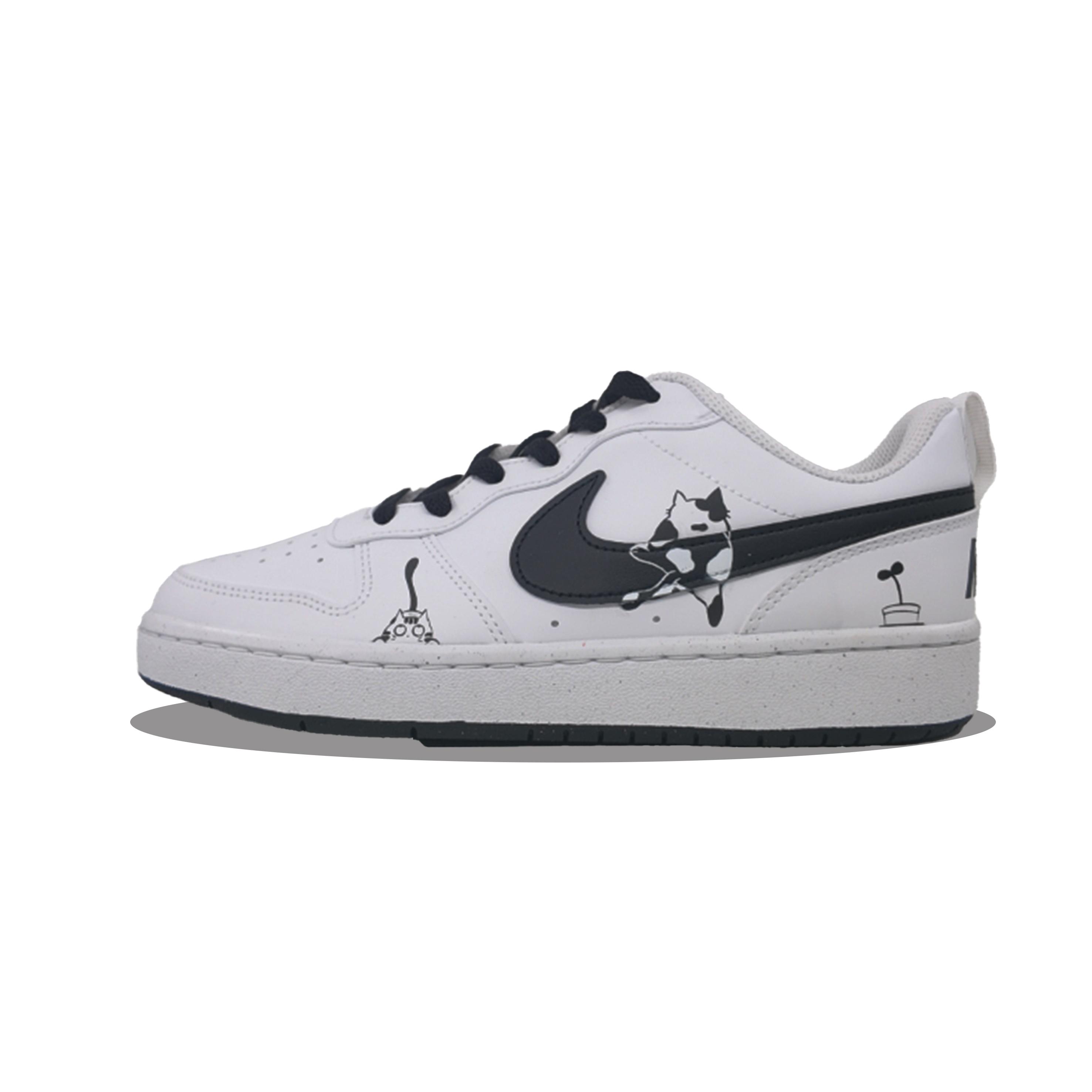 

Nike Court Borough Low top Skateboard Shoes Women s White DV5456-104(team2414-) 37.5