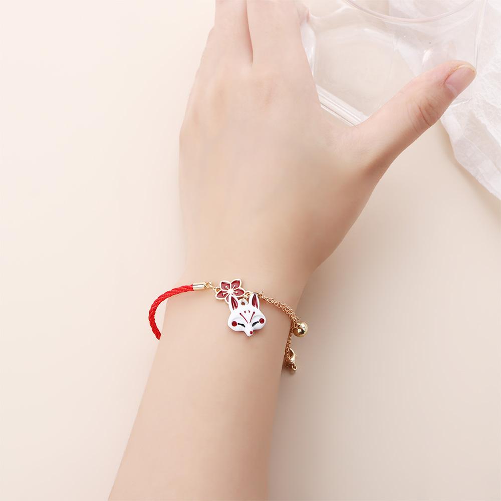 Animal Gift For Her Lucky Bell Korean Style Bracelet Women Jeweley Birthday Gift Lucky Bracelet