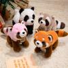 Cute Panda Tiger Raccoon Cartoon Animal Plush Doll For Kids Bedroom Decor