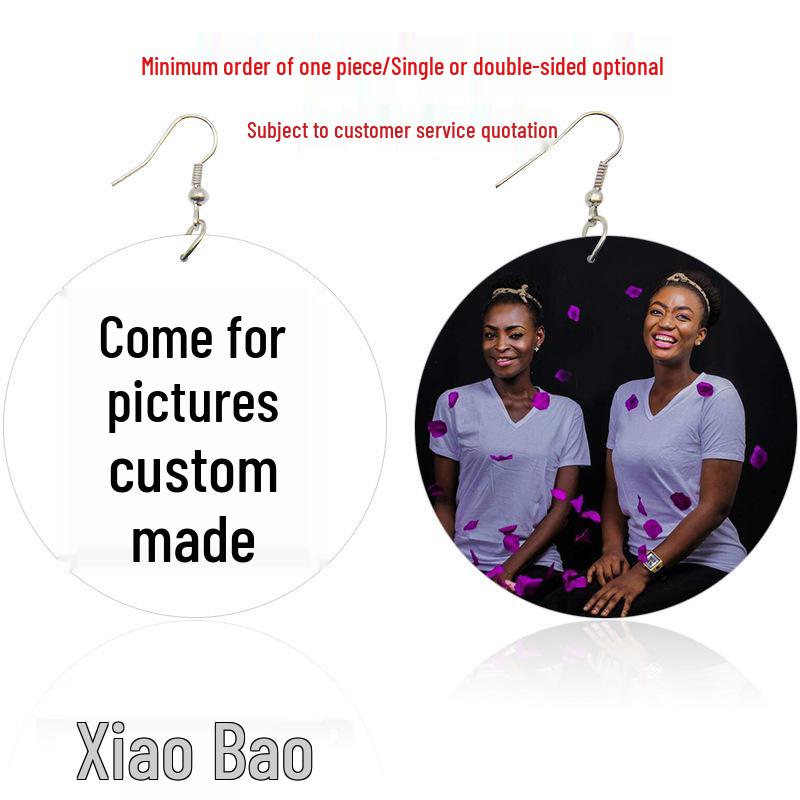 

Ethnic Wooden Christmas Hat Stocking Earrings – Trendy Retro Dangle Set