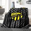 Al-Ittihad Club Logo Print Flannel Blanket High Quality Warm Comfortable Cover for All Seasons Perfect for Gifts Home Decor