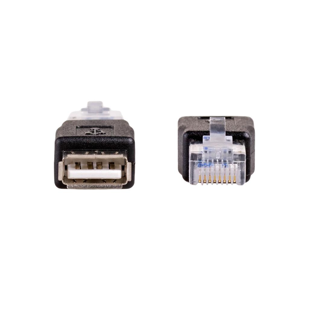 Adapter USB 2.0 do RJ45 Akyga AK-AD-27 Przejściówka Ethernet LAN do Routera F/M