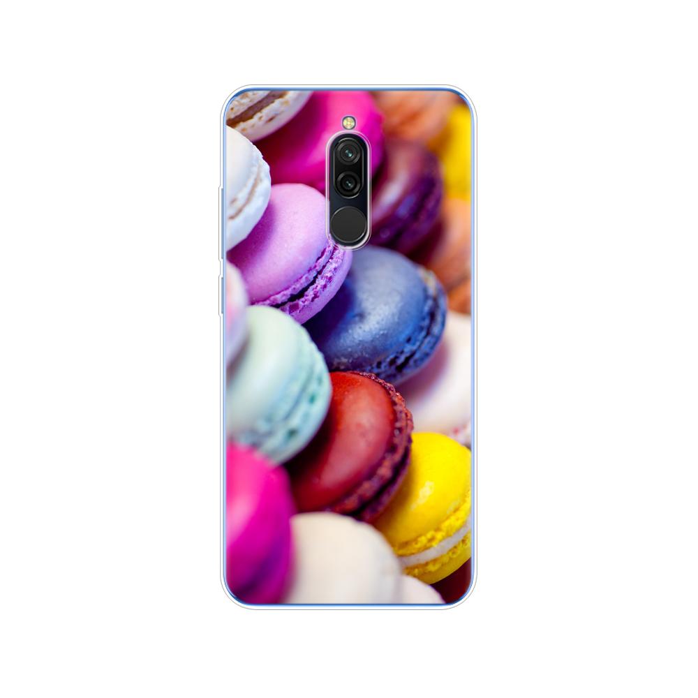 

Чехол для redmi 8a 8 Чехол для redmi note 8 9 PRO 8T 9S Чехол для xiaomi mi NOTE 10 PRO 9 lite POCO F2 Pro еда для печенья Macarons redmi NOTE 8 PRO