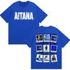 Singer Aitana Cotton Men's Shirt Oversized Cuarto Graphics Summer Women's Y2k Hip Hop Streetwear Tshirt