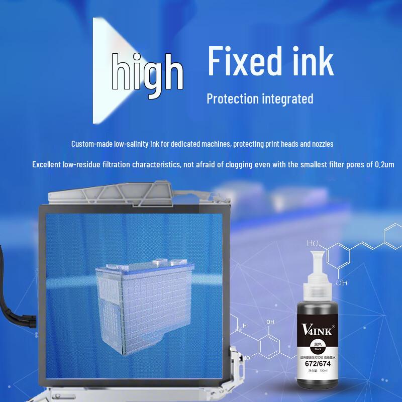 V4INK Compatible Epson 672/674 Series Refill Printer Ink
