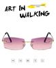 Kedun Frameless Sunglasses: Stylish 2021 Trend, Euro-American Fashion for Women