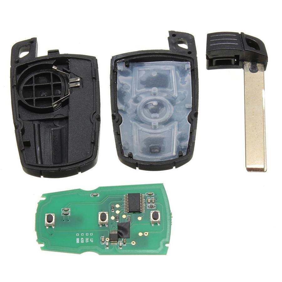 Smart Remote Control Car Key Fob Replacement 315Mhz Fit for BMW 1 3 5 6 7 Series