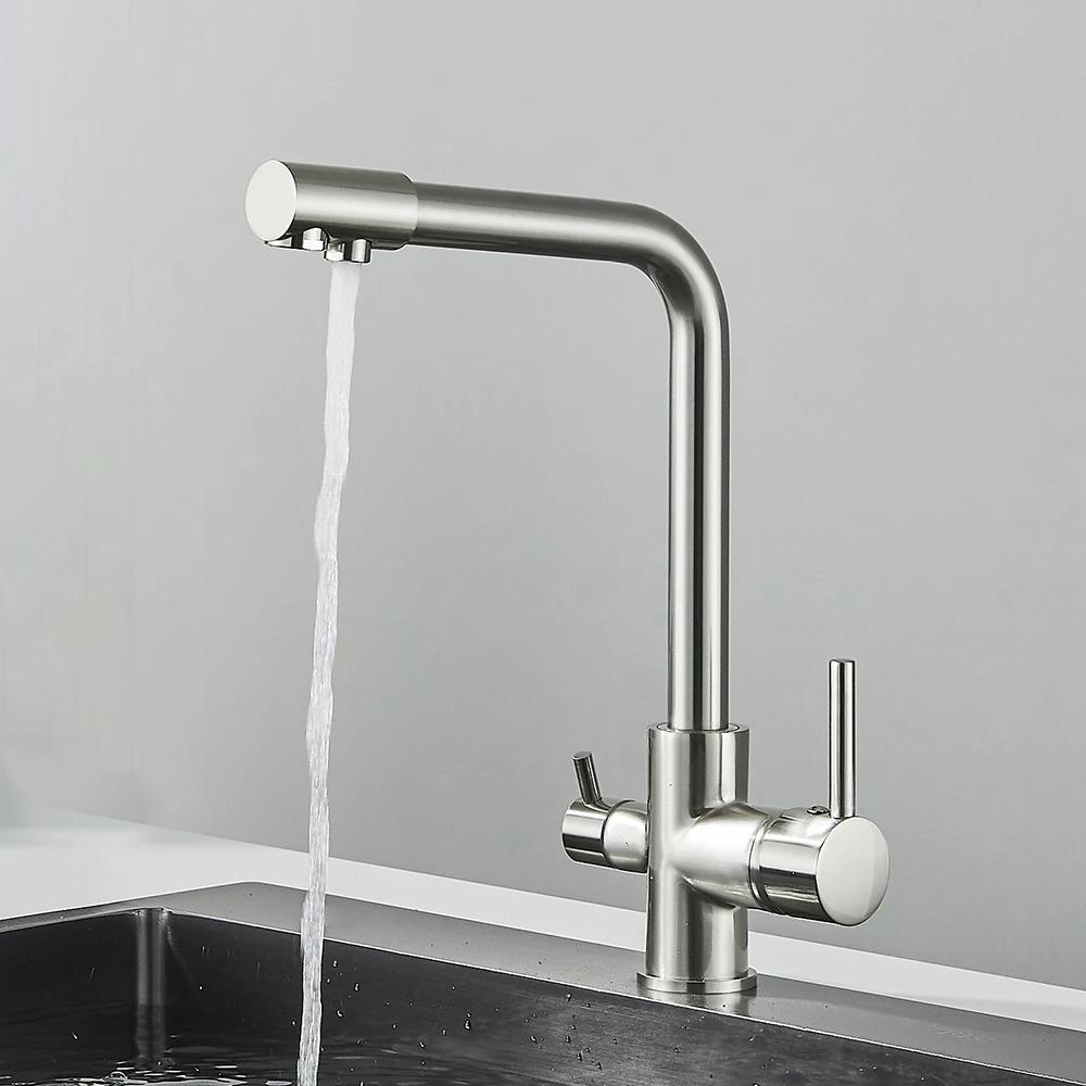 Water Filter Faucet Kitchen Faucet Drinking Water Tap Rotatable Water Purification Feature Taps For Kitchen Sink Mixer Cranes